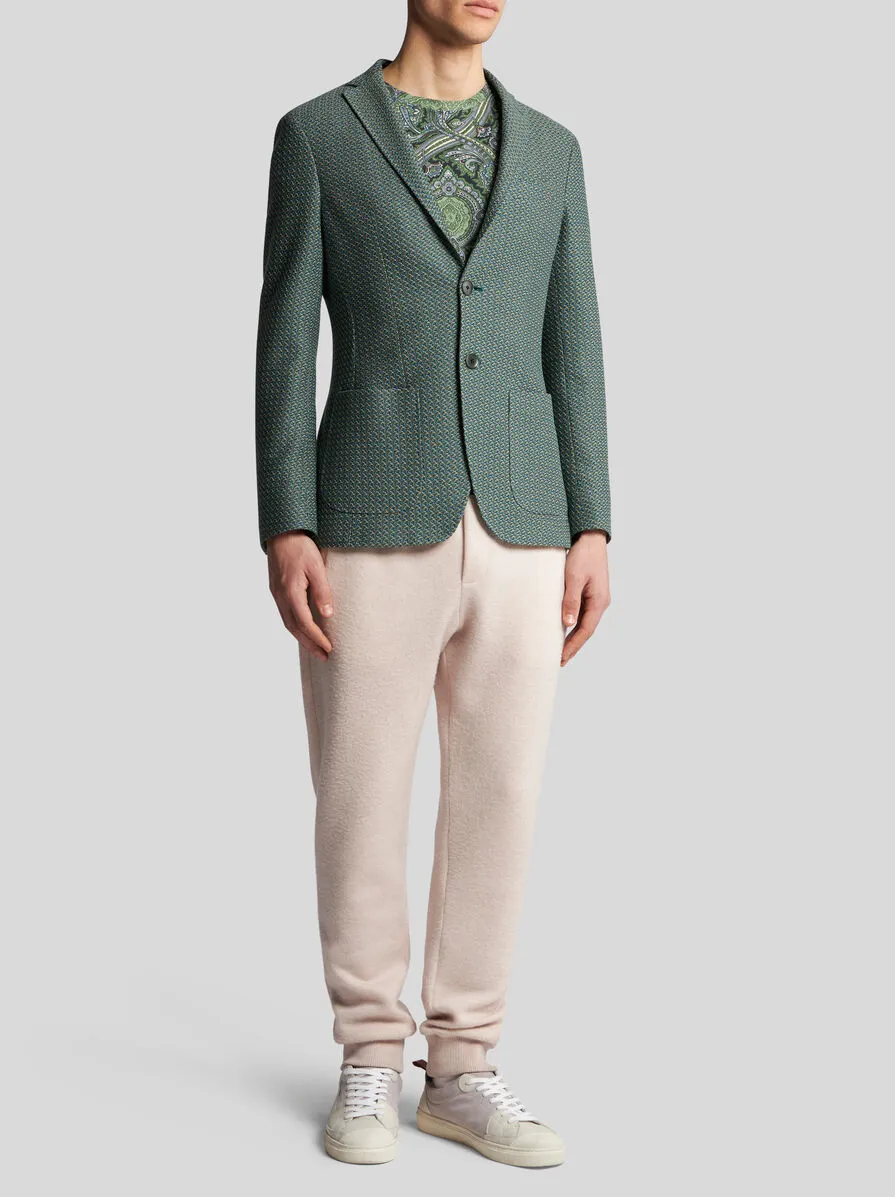 BLAZER IN JERSEY DI COTONE
