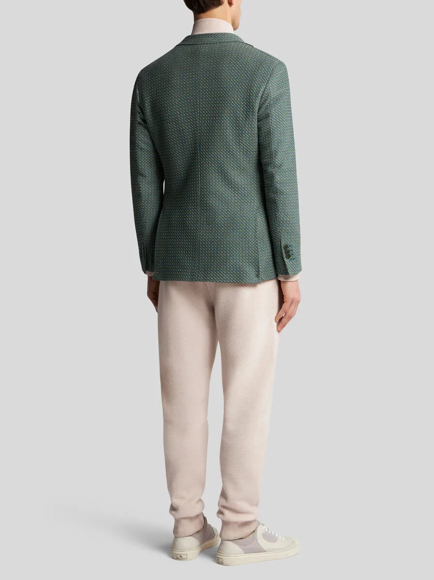 BLAZER IN JERSEY DI COTONE