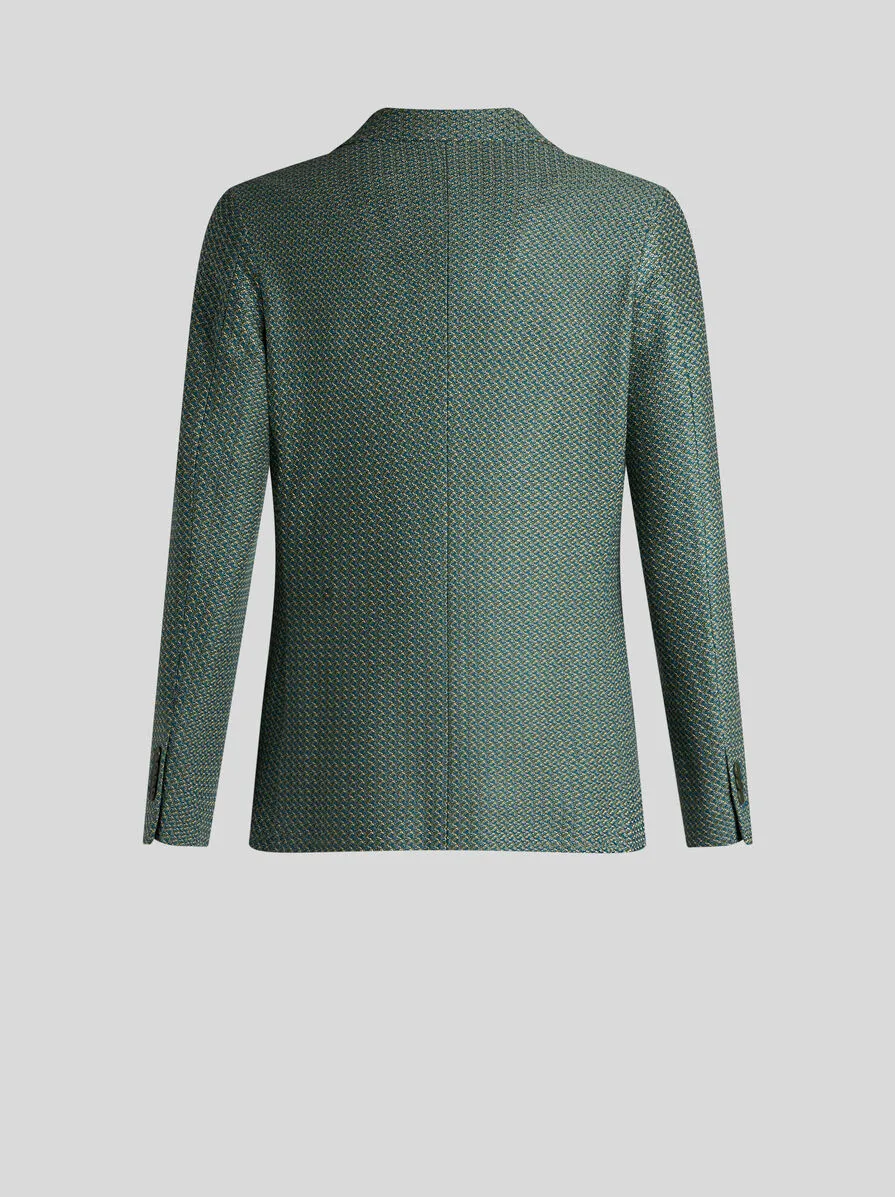 BLAZER IN JERSEY DI COTONE