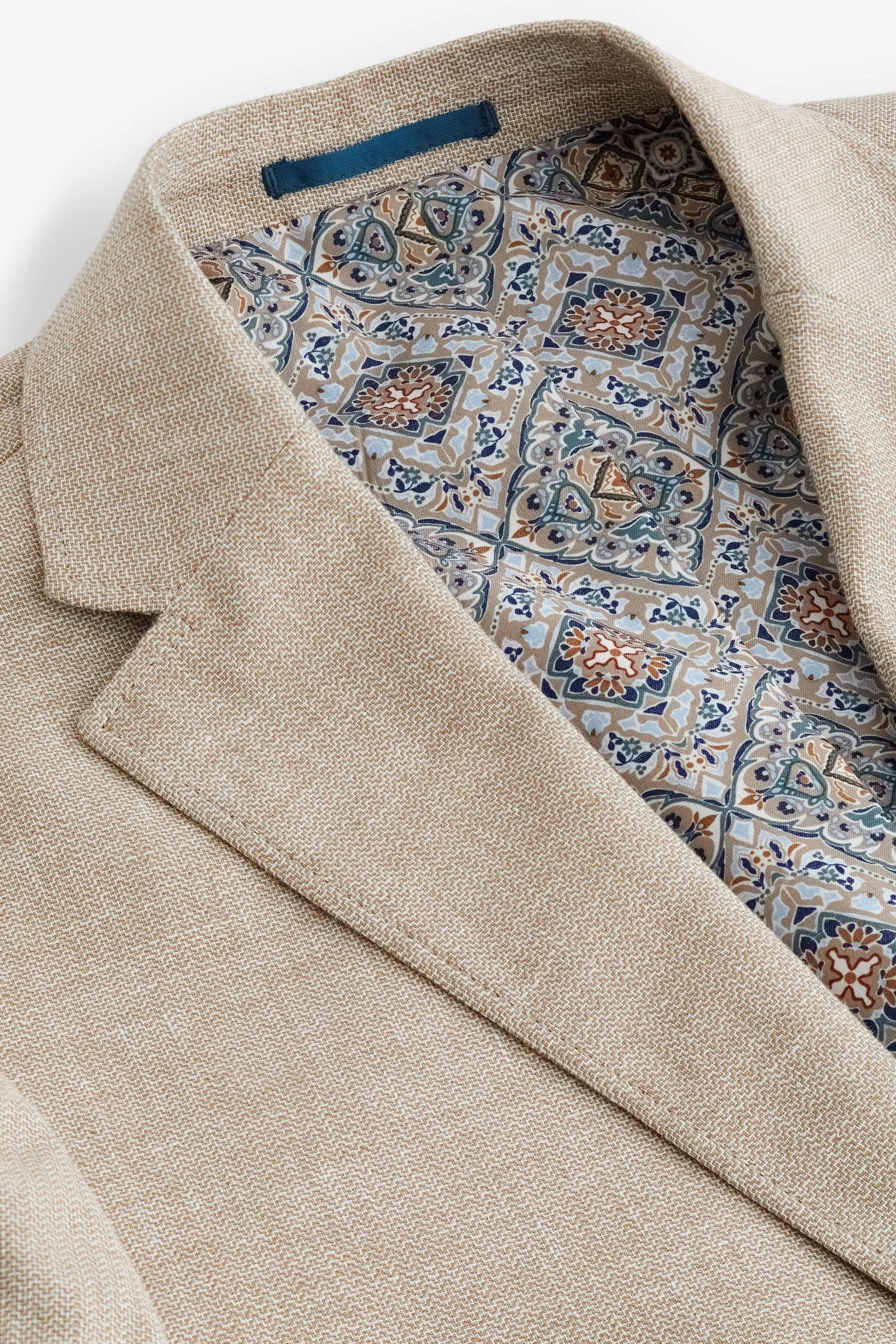 Blazer testurizzato in Blend di lino