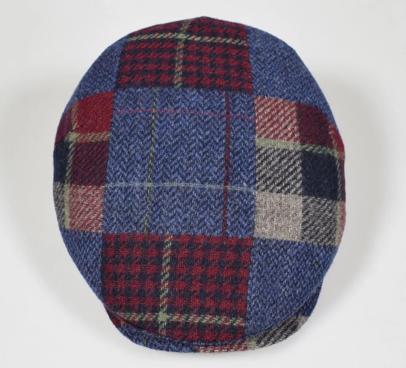 Blue Imor cap in pure merino wool made in Italy
