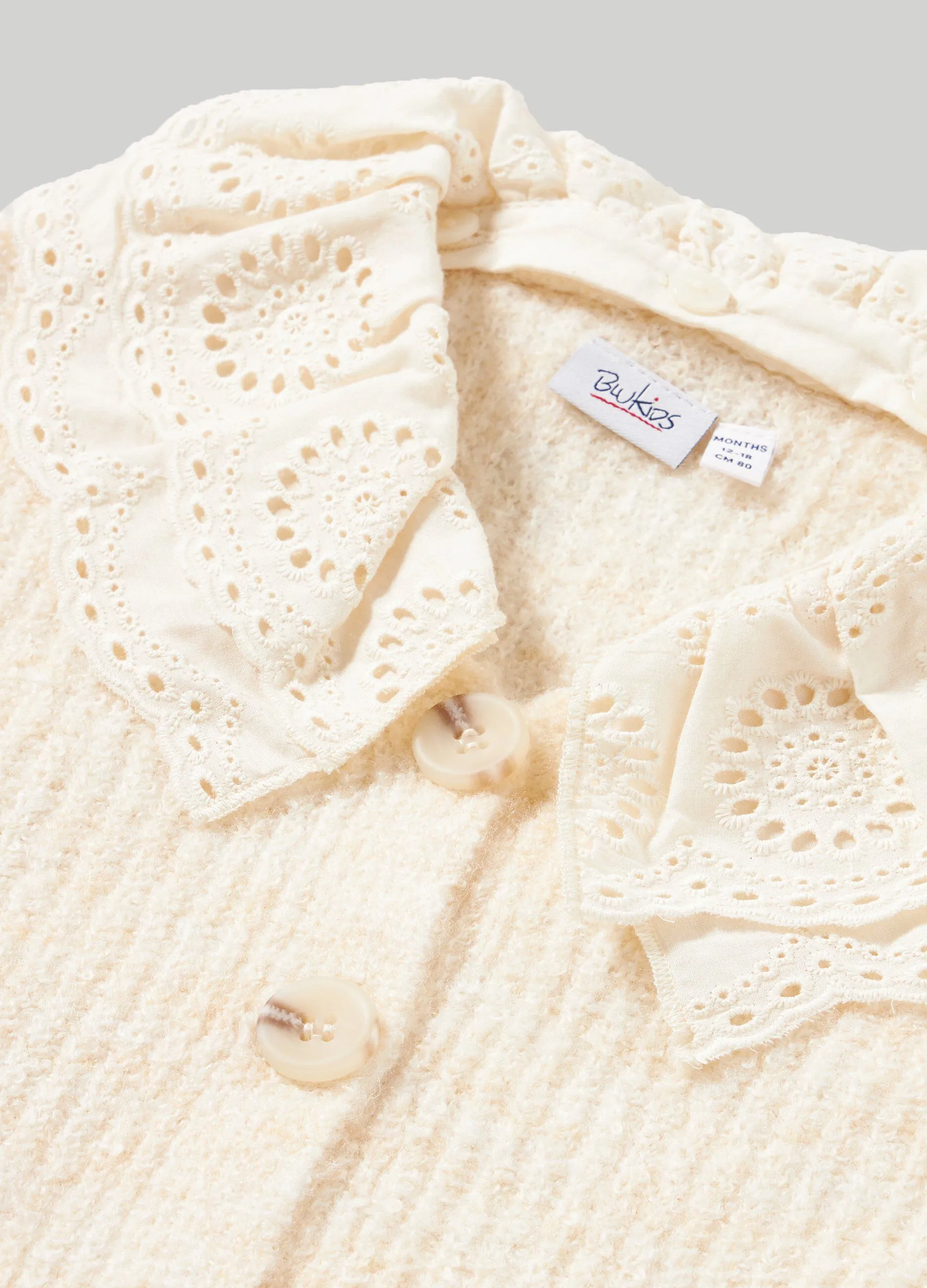 BLUKIDS  Cardigan tricot neonata