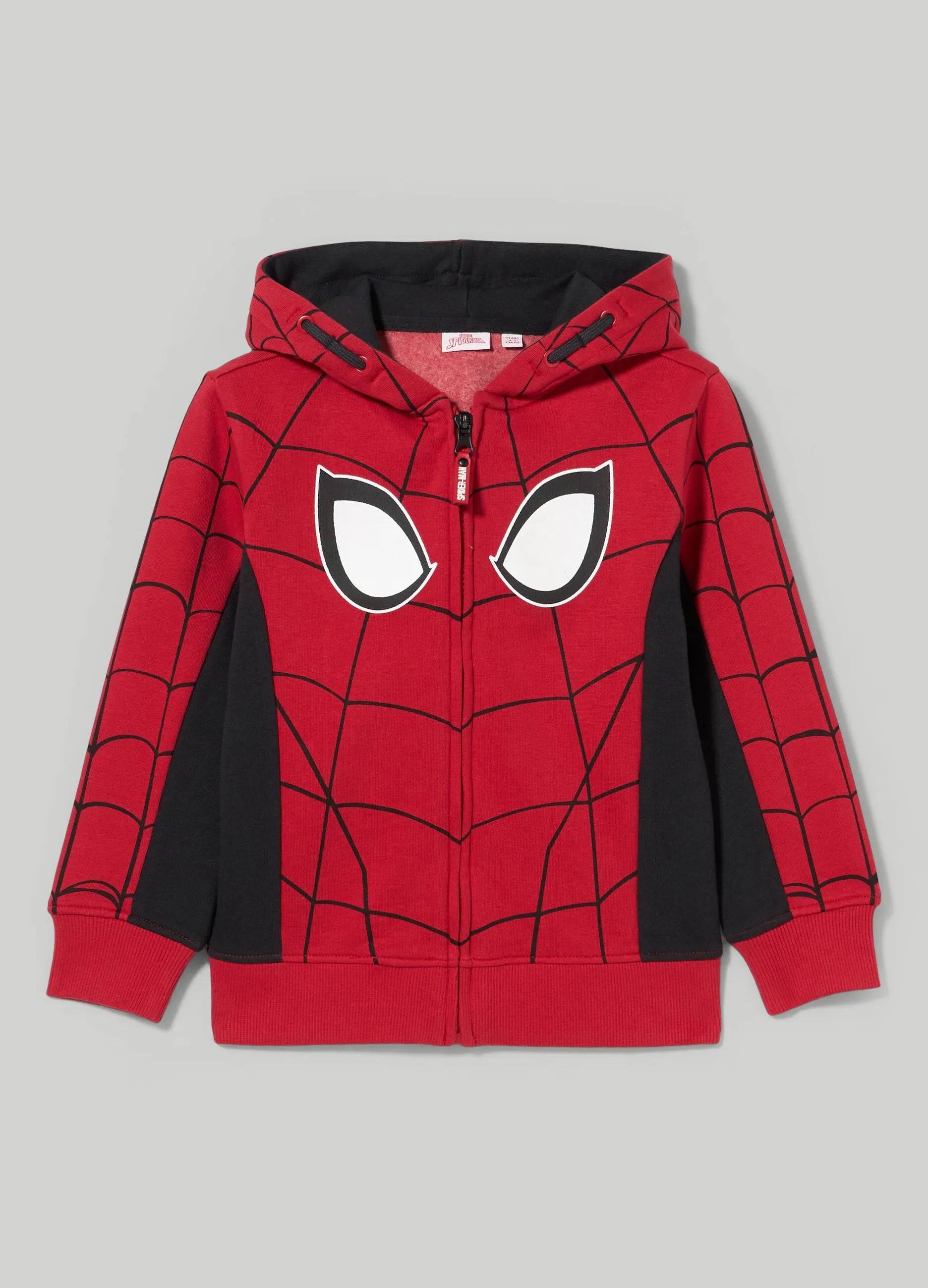 BLUKIDS  Felpa in misto cotone full zip bambino