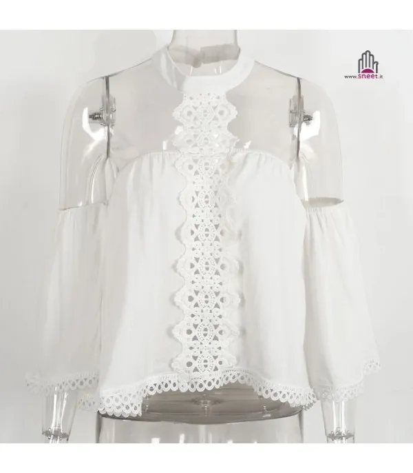 Blusa pizzo eleb - Dream Shop