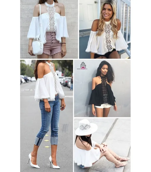 Blusa pizzo eleb - Dream Shop