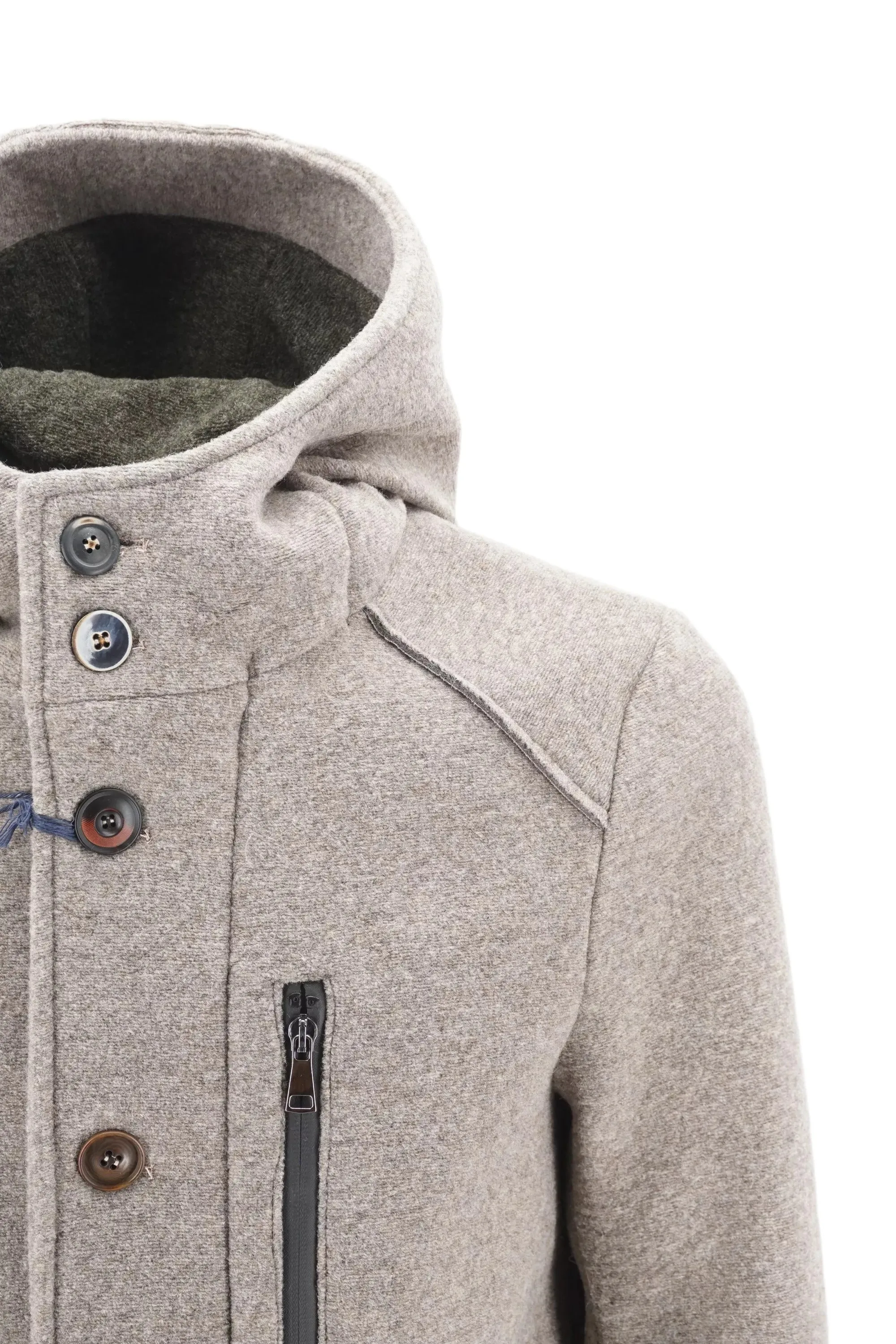 Bob Hooded Coat / Beige