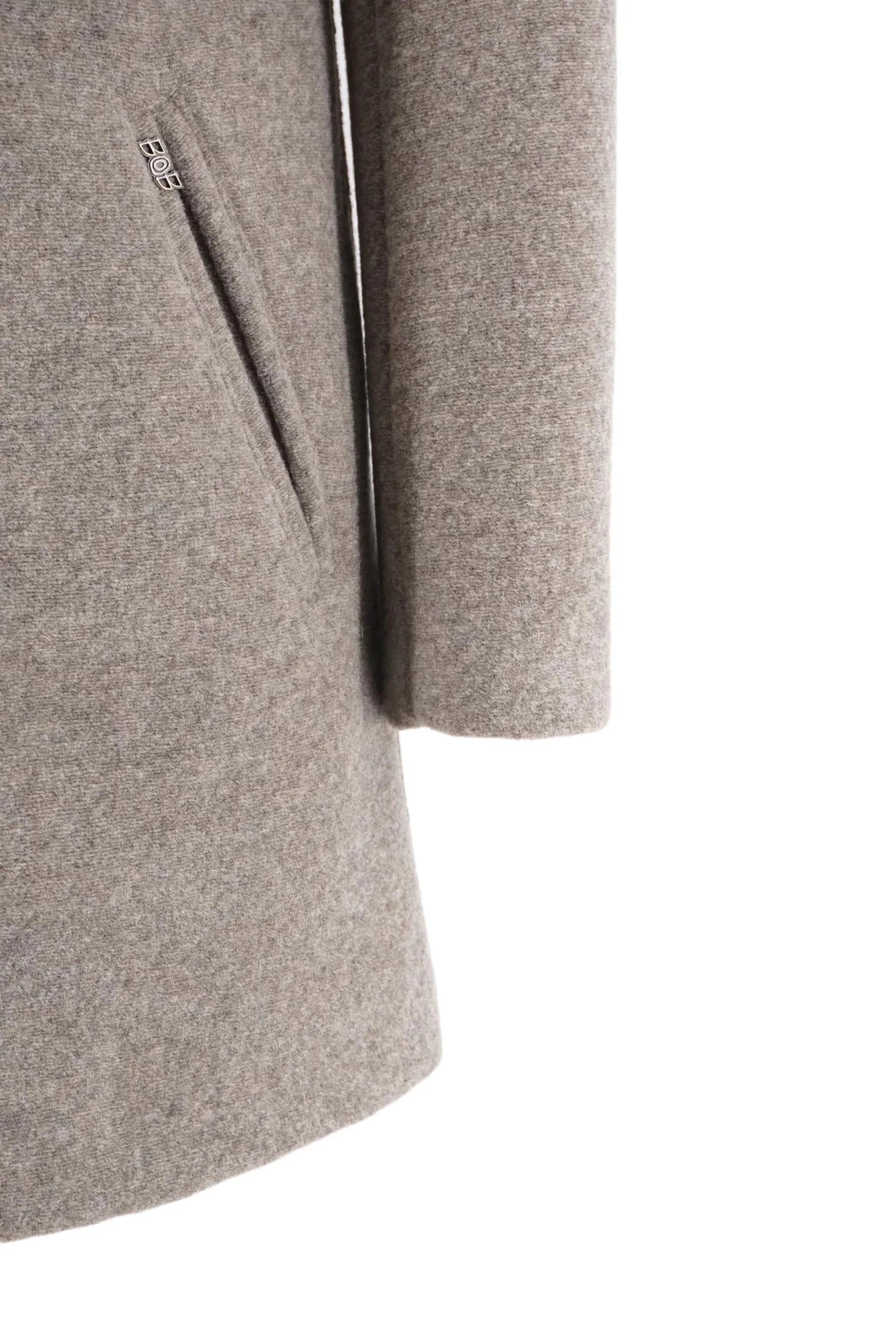 Bob Hooded Coat / Beige