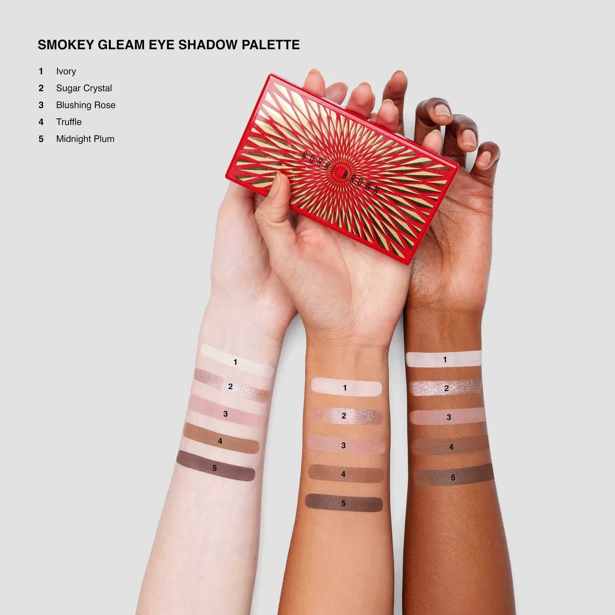  BOBBI BROWN   Palette di ombretti Smokey Gleam - Edizione limitata | 