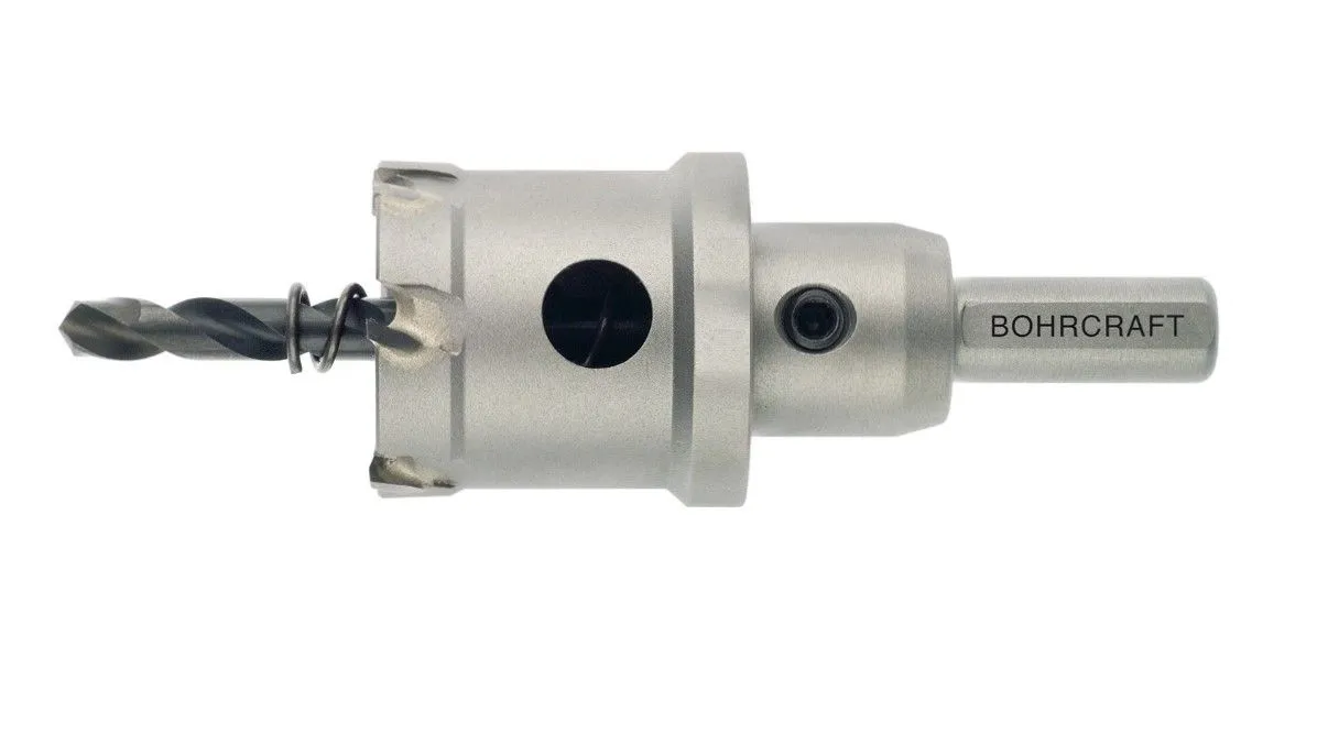 BOHRCRAFT BOC 1920 Frese a tazza con inserti in metallo duro da Ø15,2mm a Ø100mm, profondità di foratura 8mm