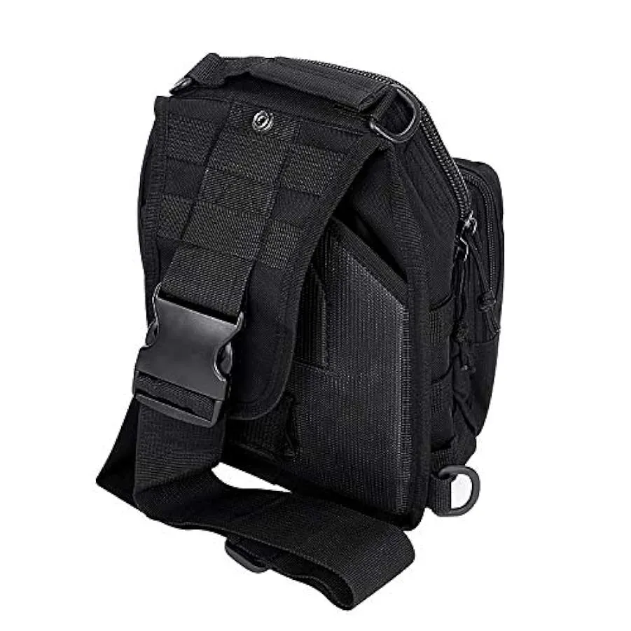 Borsa a tracolla impermeabile per sport al petto, confezione da spalla, portatile, con tasche multiple, per unisex, adulti, adol