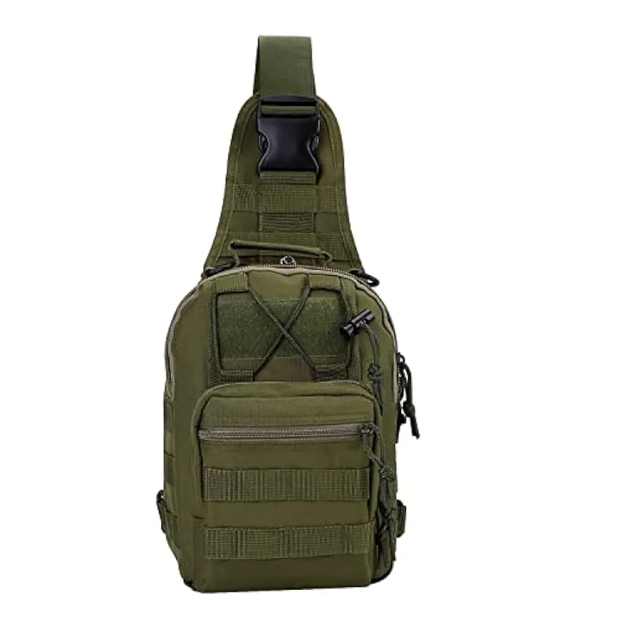 Borsa a tracolla impermeabile per sport al petto, confezione da spalla, portatile, con tasche multiple, per unisex, adulti, adol