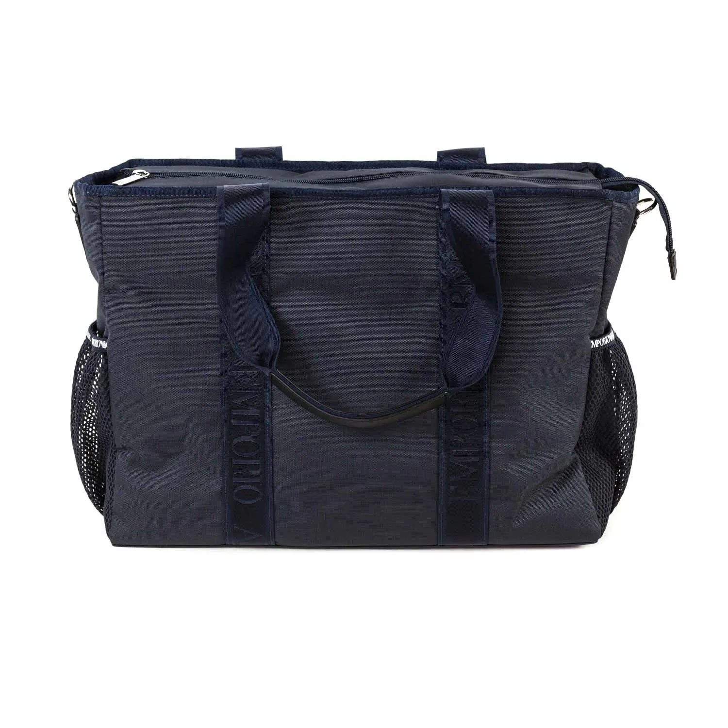 Borsa Fasciatoio Logo Blu