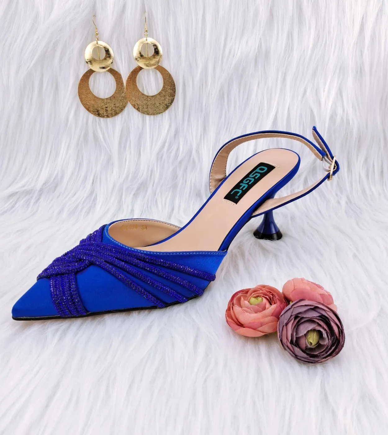 Borsa per scarpe blu cielo Abbina scarpe blu Borsa abbinata Borsa per scarpe maturate blu Party s