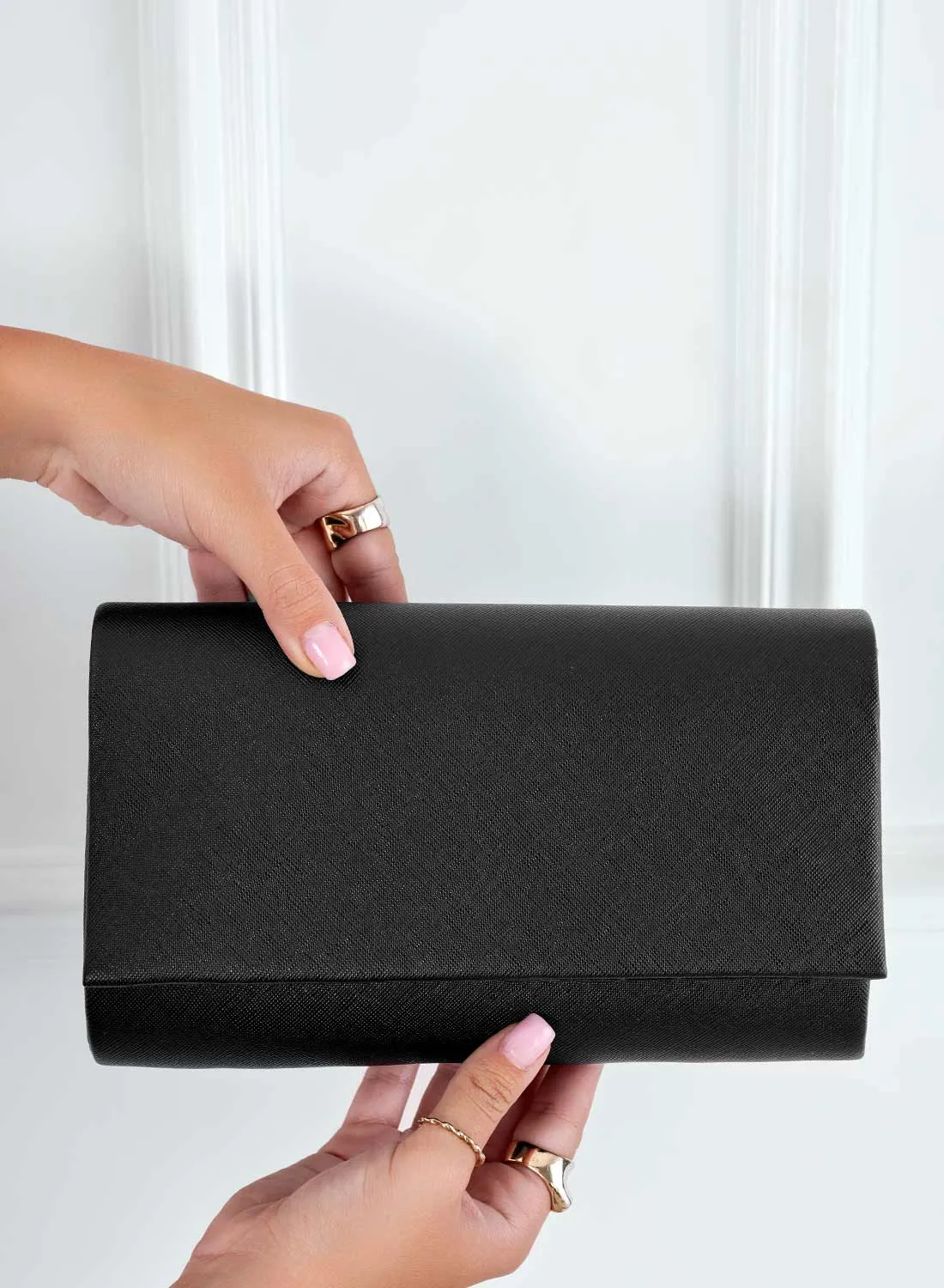 Borsa pochette nera B227