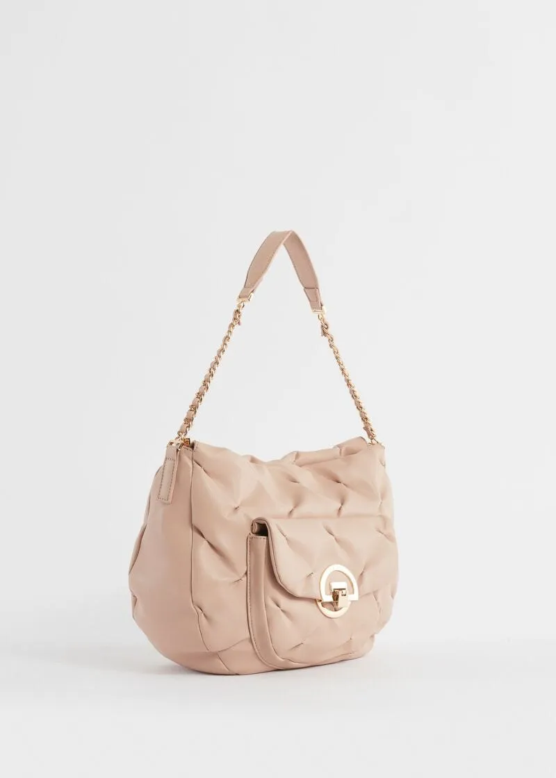 Borsa top handle in similpelle