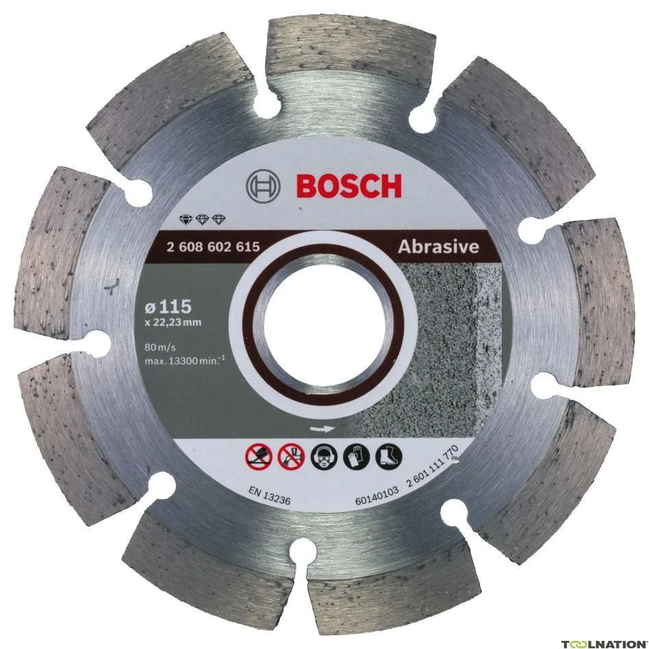 Bosch Professional Accessori 2608602615 Disco STD Abrasivo 115x22.23
