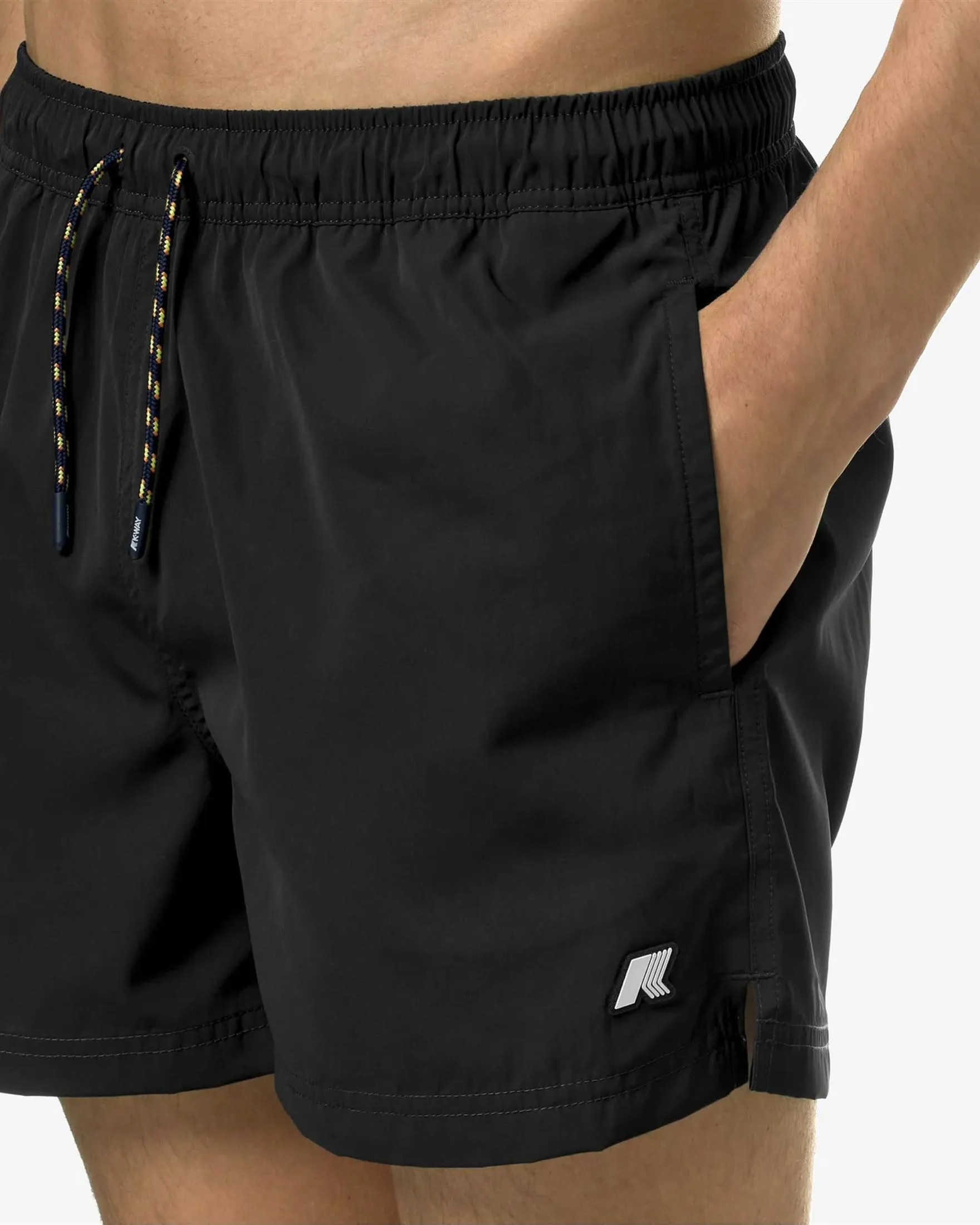 Boxer Hazel nero in nylon ad asciugatura rapida