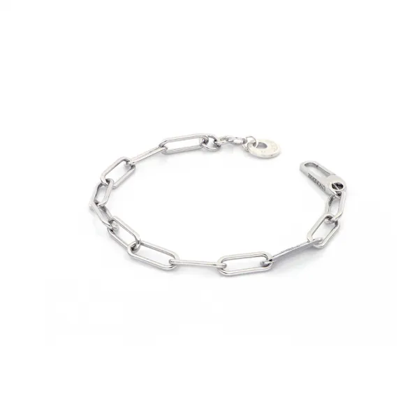 Bracciale in argento bianco