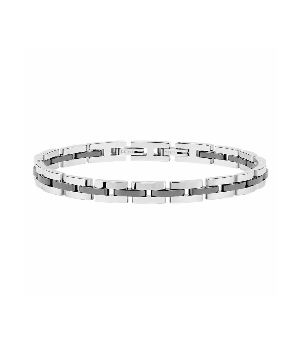 Bracciale Uomo Sector Ceramic Grigio Acciaio SAFR07