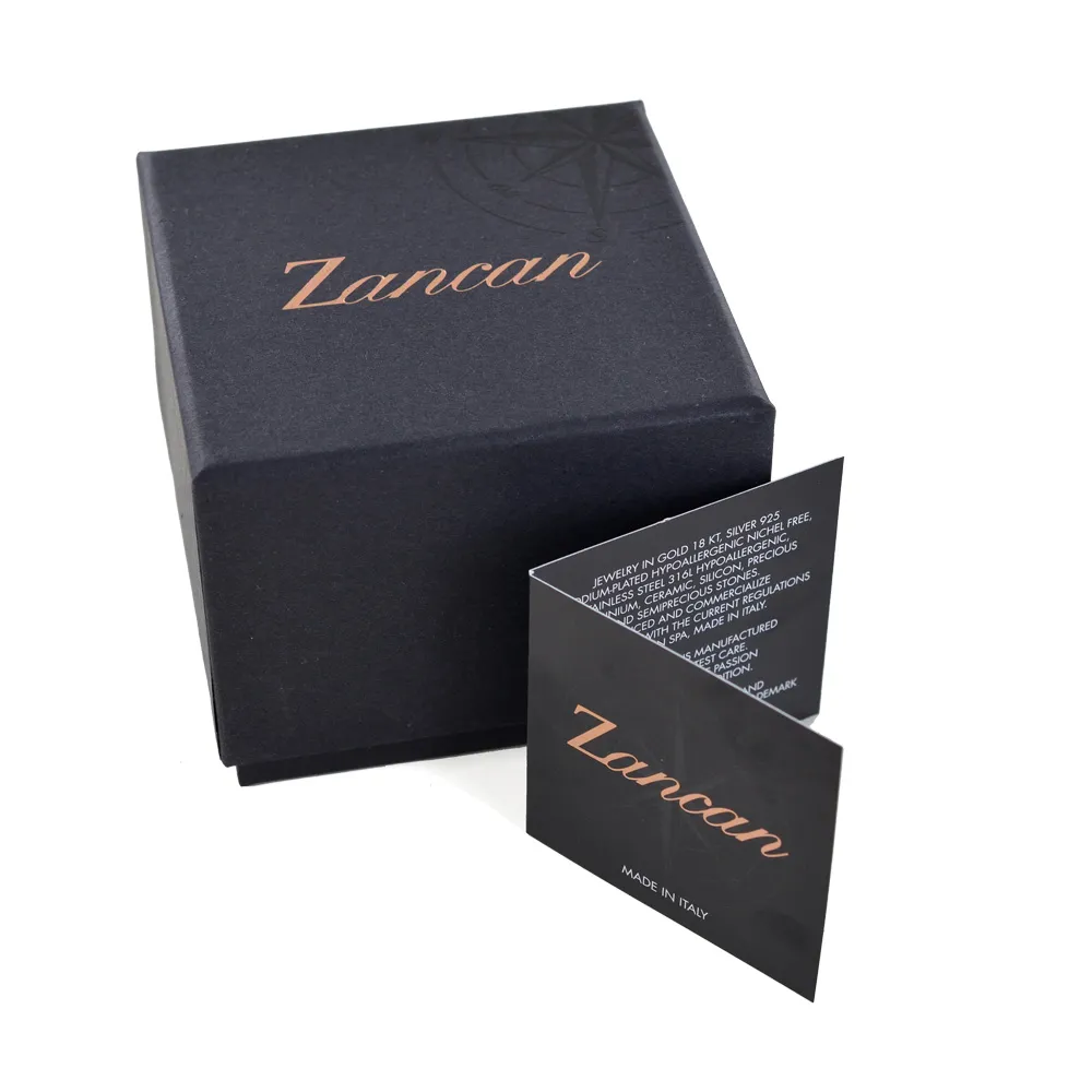 Bracciale Zancan da uomo in argento e oro rosa