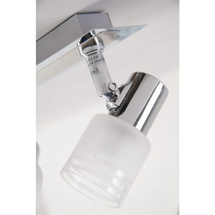 Brilliant LED Faretto da soffitto Cromo, Bianco, 2-Luci