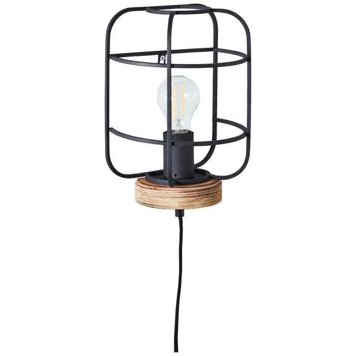 Brillliant Gwen Applique Marrone, 1-Luce