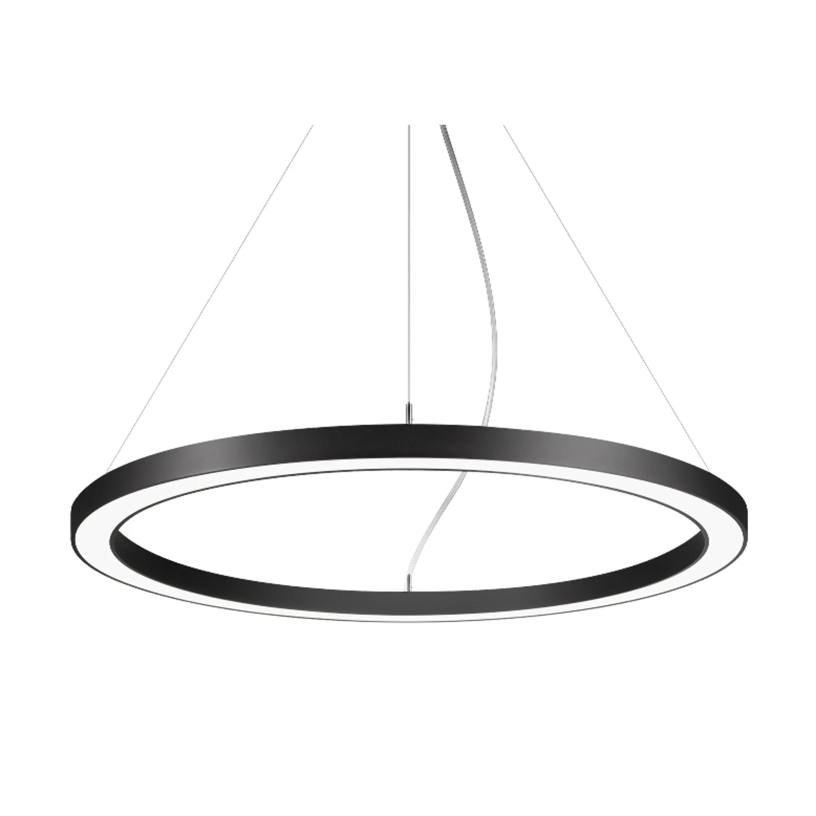 BRUMBERG Anello circolare Biro5 Ø 45 cm su/giù CA nero 3000 K