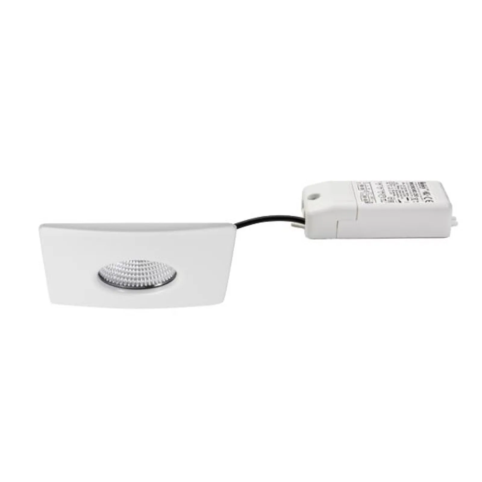 BRUMBERG Chooose spot LED incasso angolare, bianco