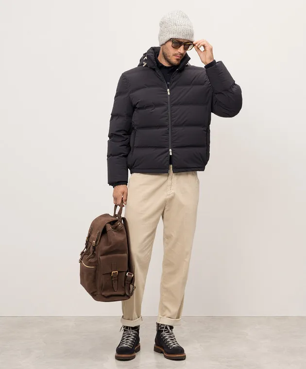 Brunello Cucinelli Pantaloni di velluto beige M280DH0660