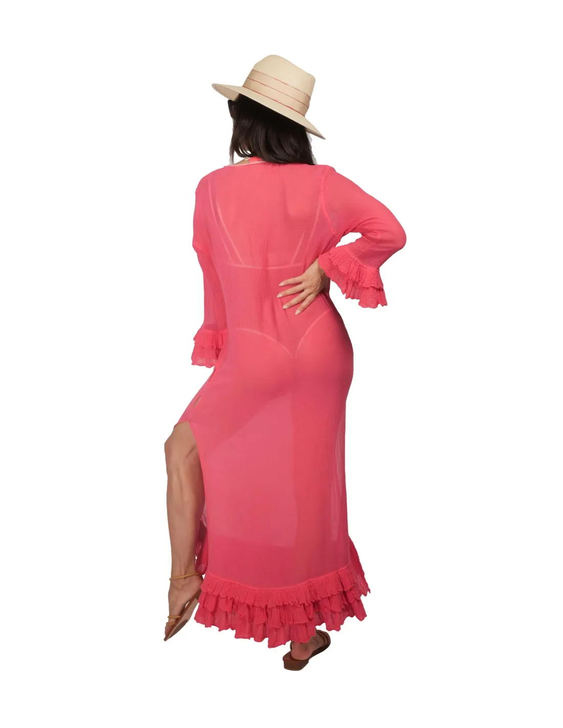 Caftano Ambas - Tunic Sevillana Fragola
