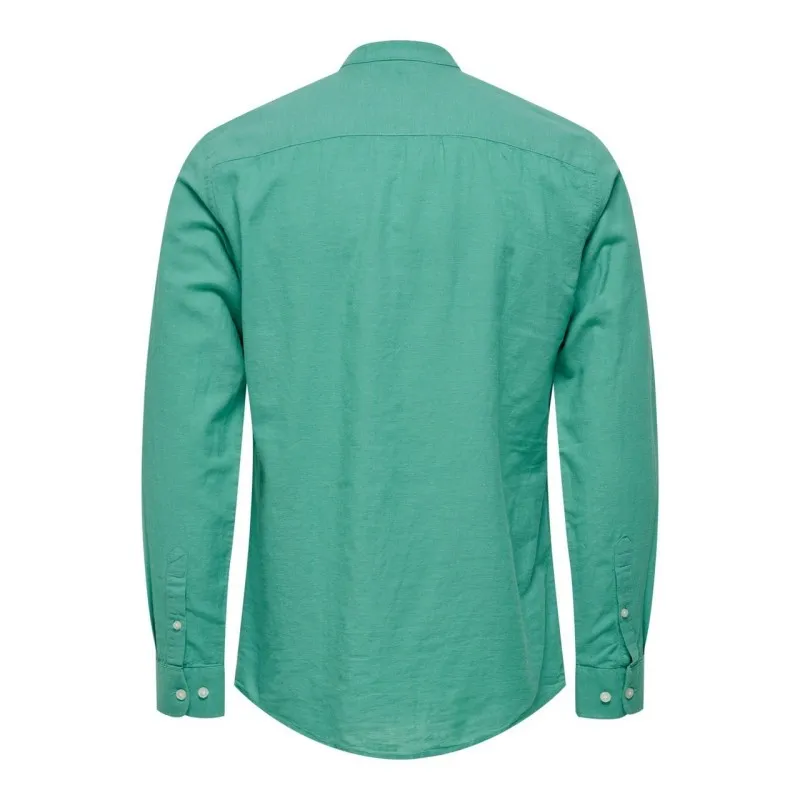 CAMICIA DA UOMO COLLETTO ALLA COREANA ONLY & SONS