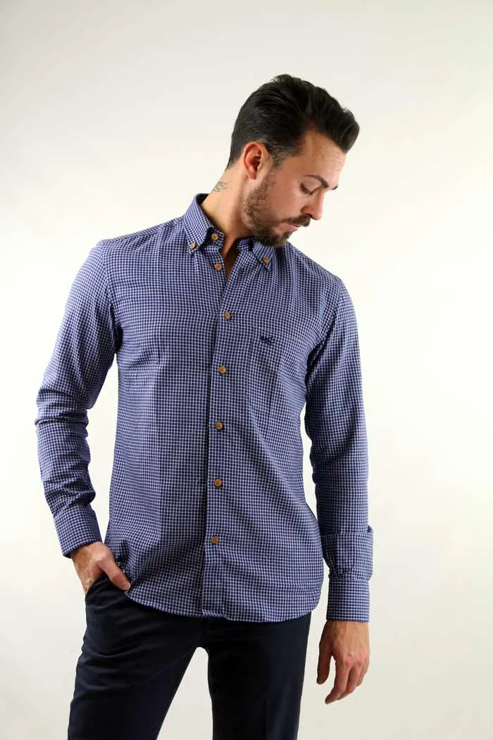 CAMICIA KAMI  A QUADRI PICCOLI 