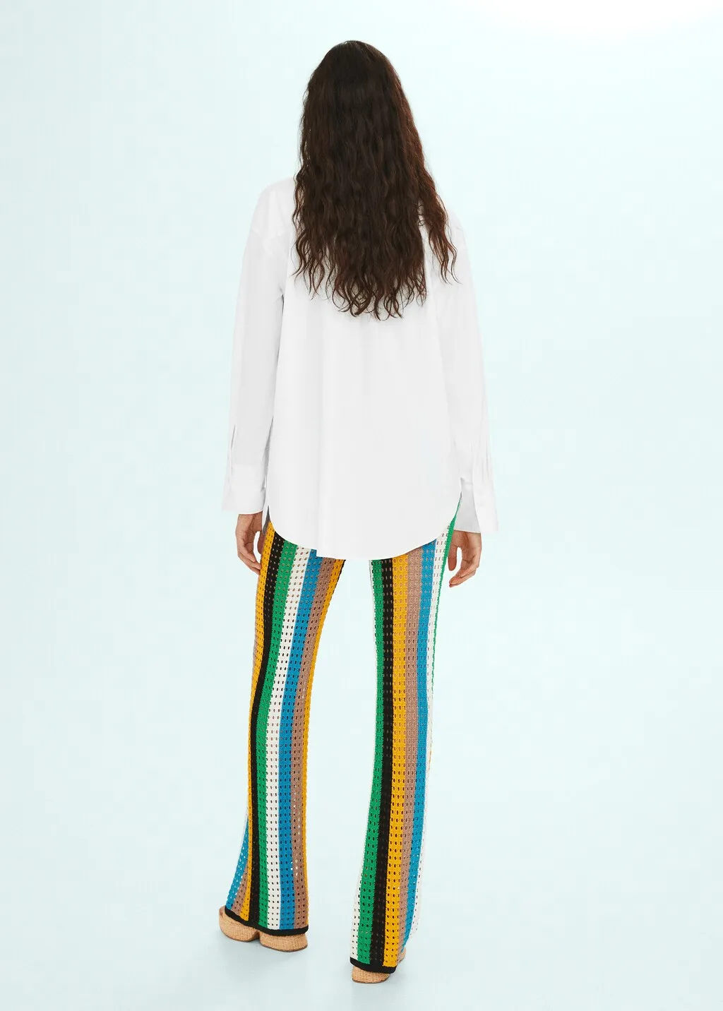Camicia oversize dettaglio ricamato