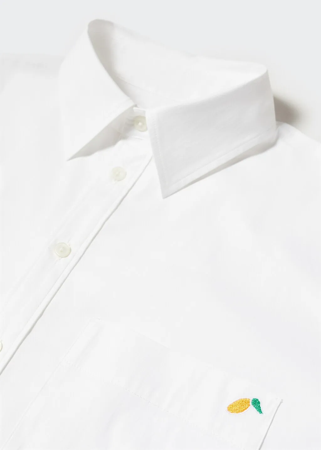 Camicia oversize dettaglio ricamato