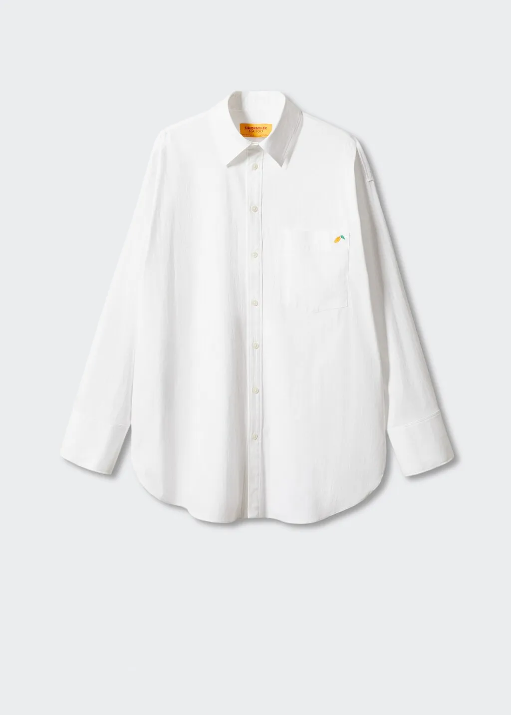 Camicia oversize dettaglio ricamato