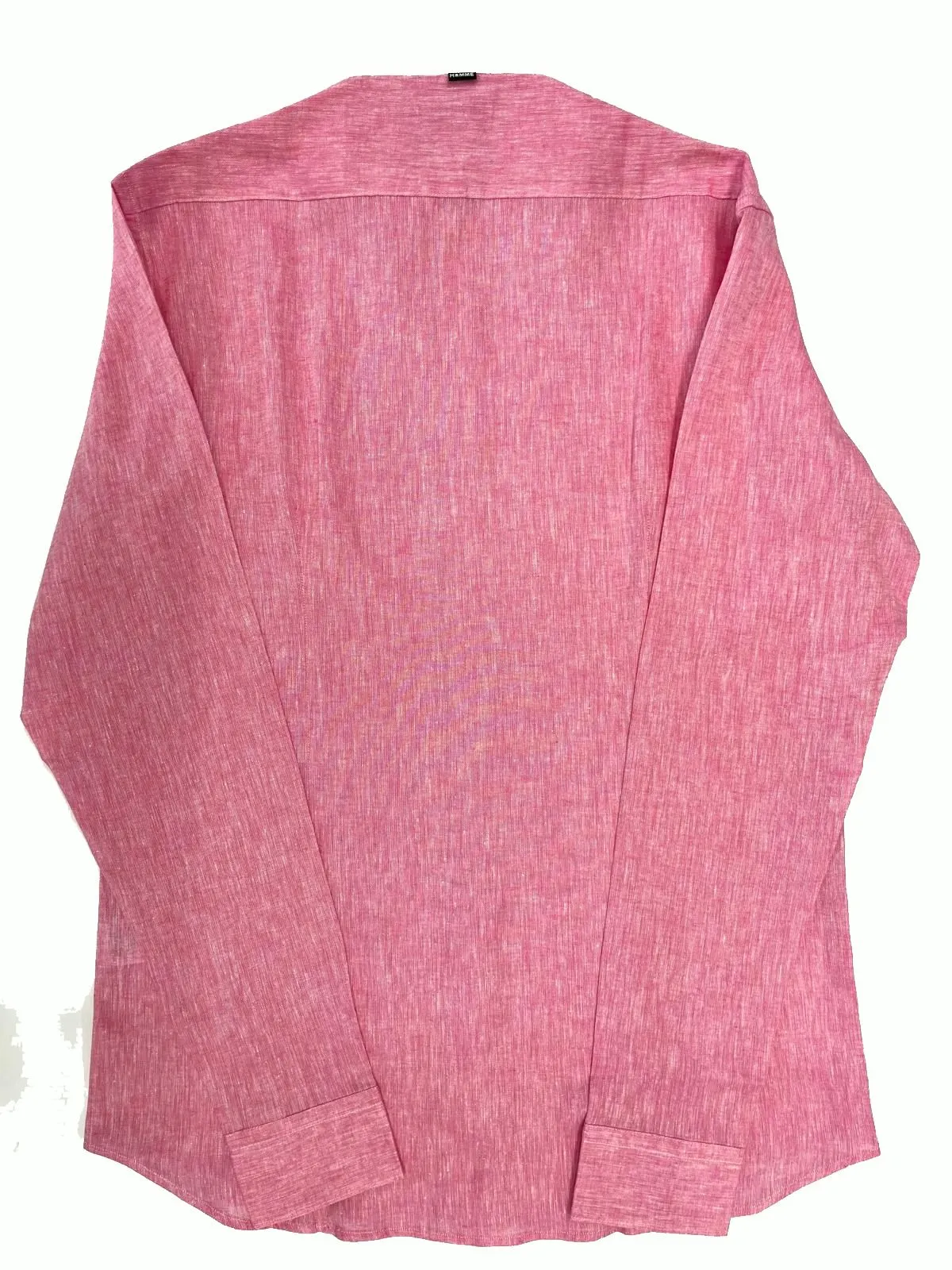 CAMICIA ROSA IN LINO E COTONE