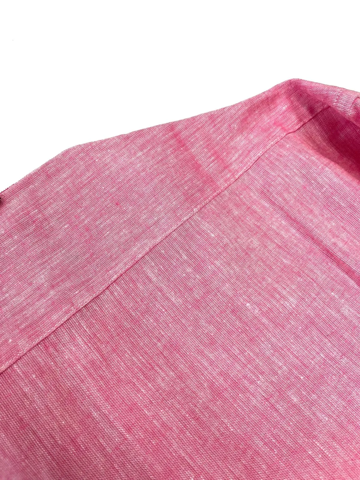 CAMICIA ROSA IN LINO E COTONE