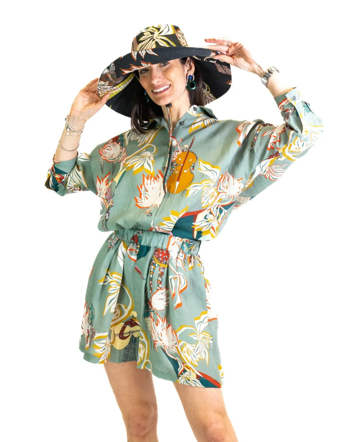 Camicia Rumi Su - Fiorire con armonia