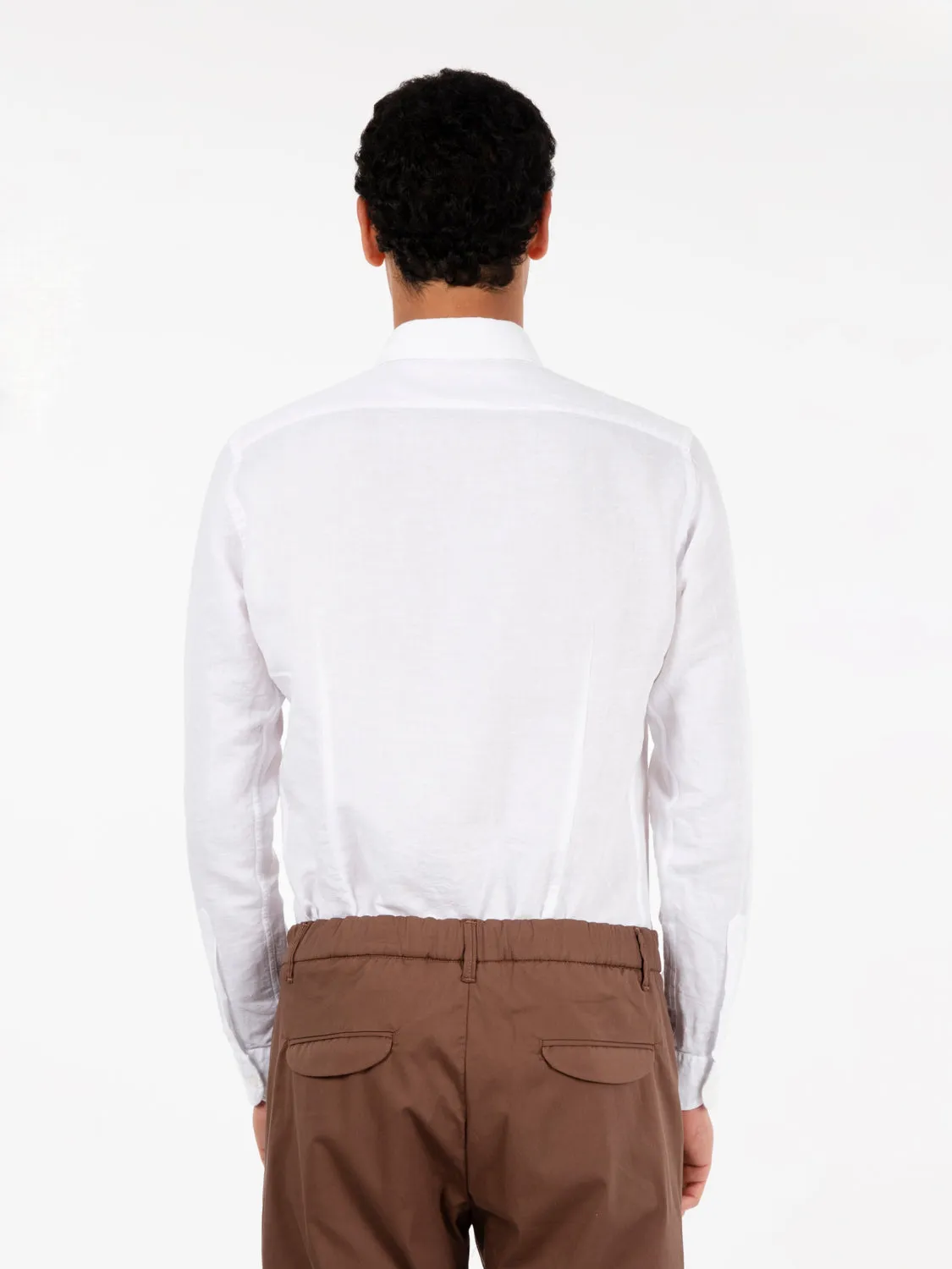 Camicia tinta unita bianca