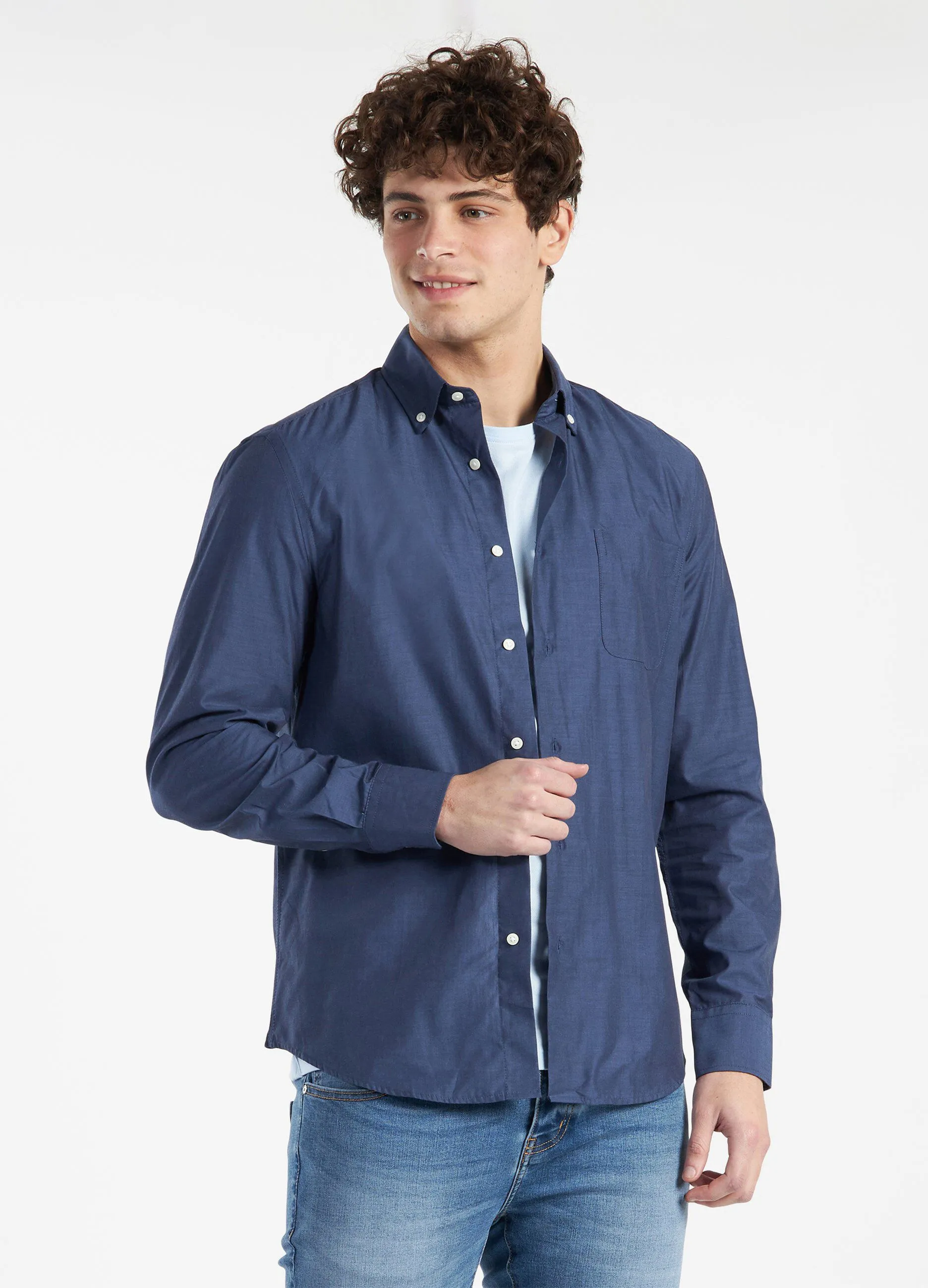 Camicia tinta unita uomo