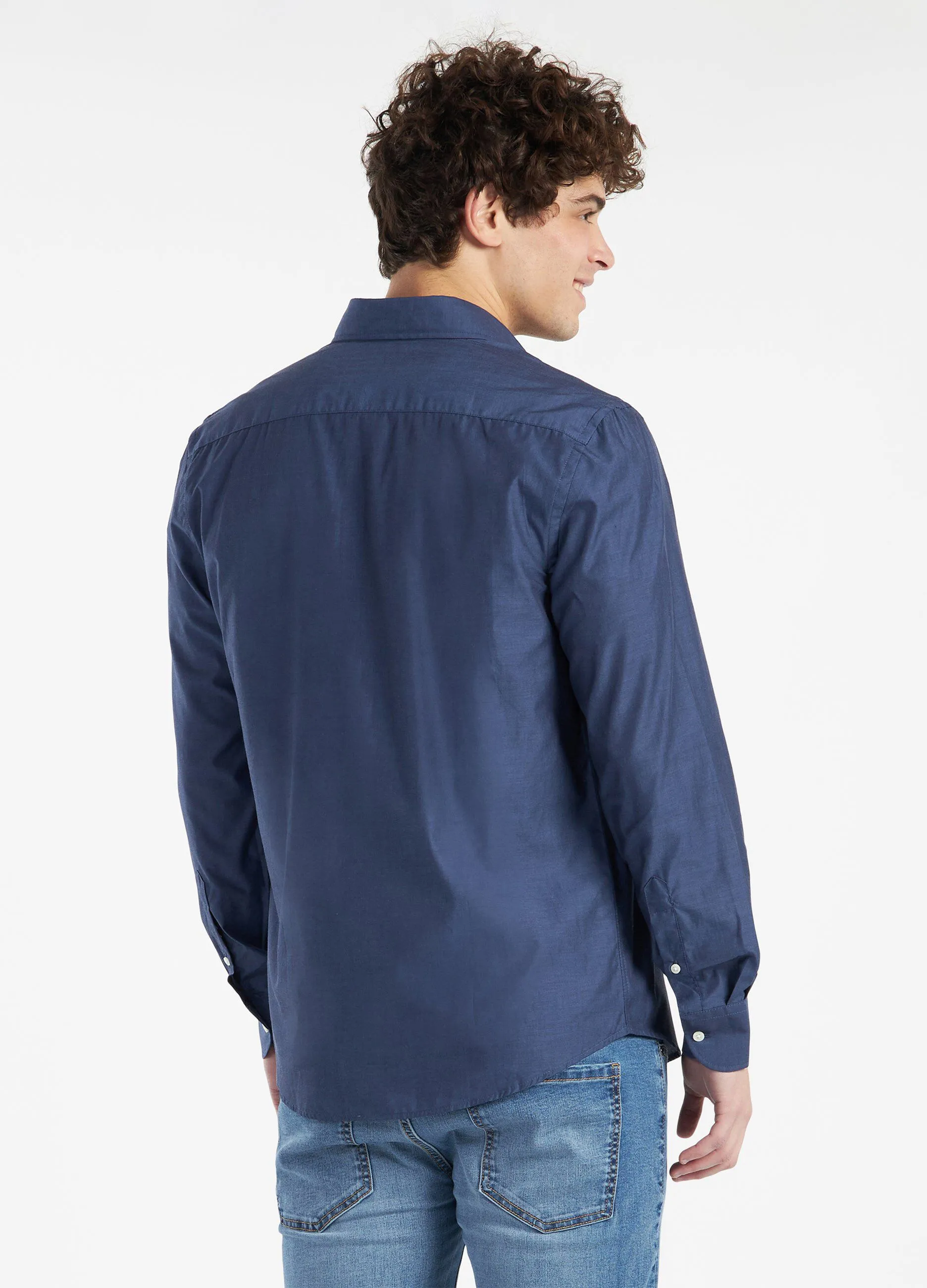Camicia tinta unita uomo
