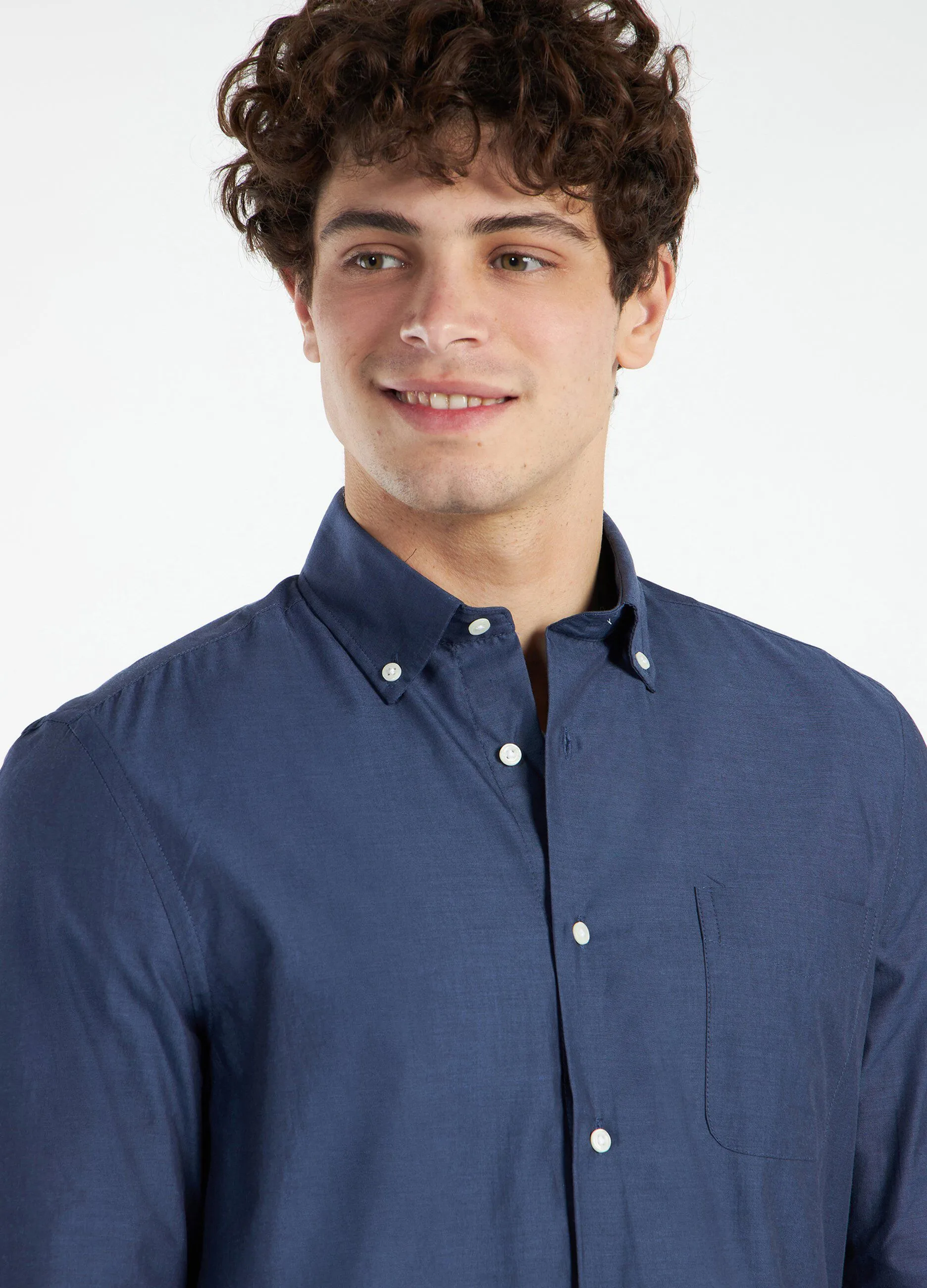Camicia tinta unita uomo