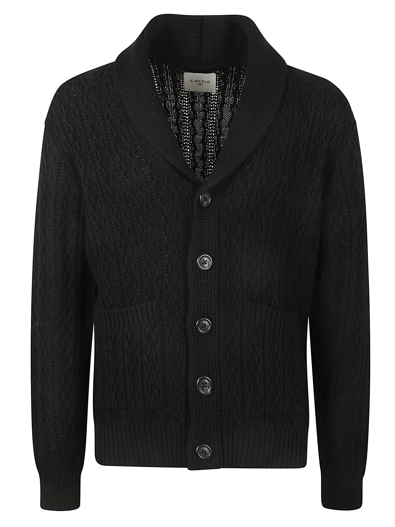 CARDIGAN BOTTONI CIRCOLO 1901  UOMO CN4194NERO