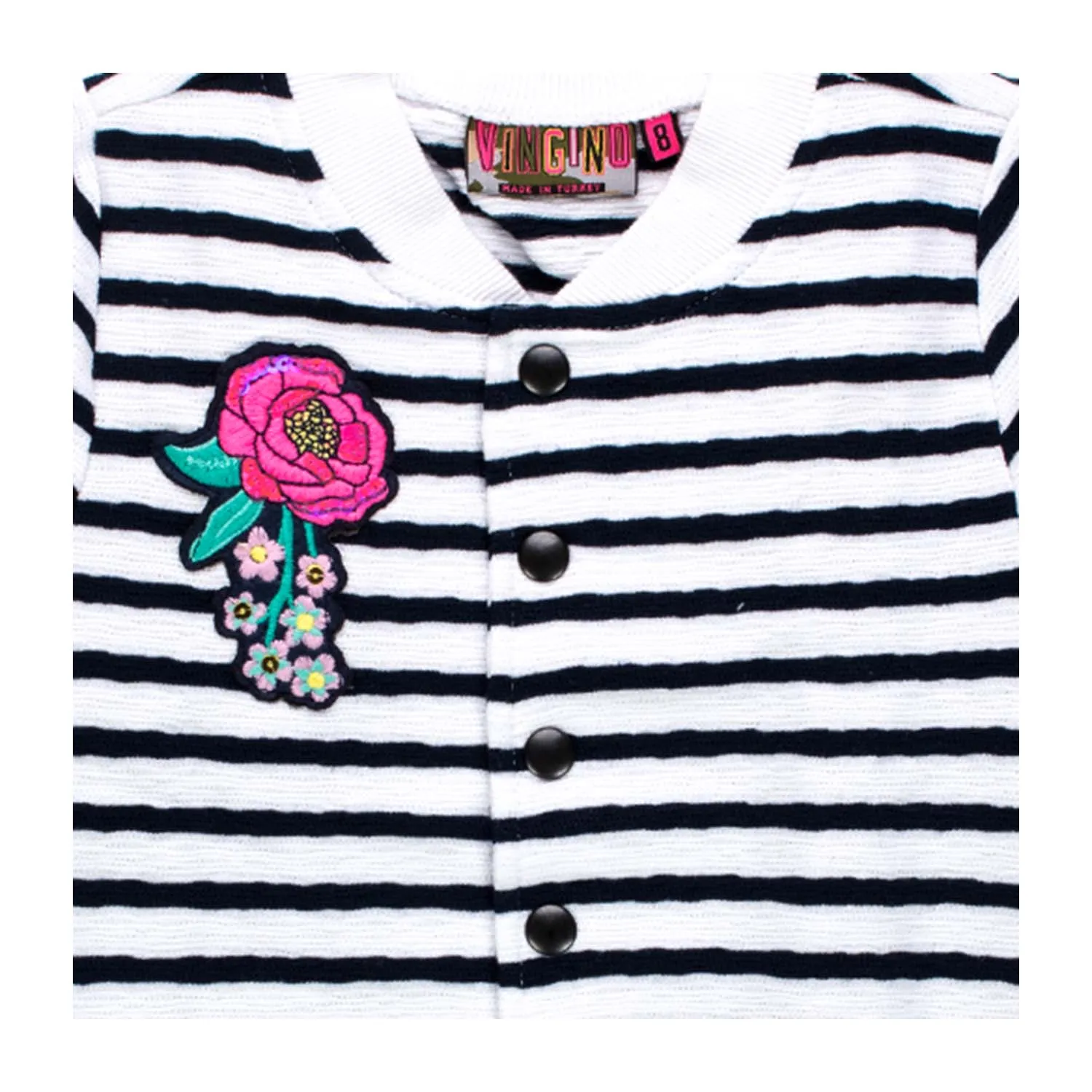 Cardigan Girl Righe