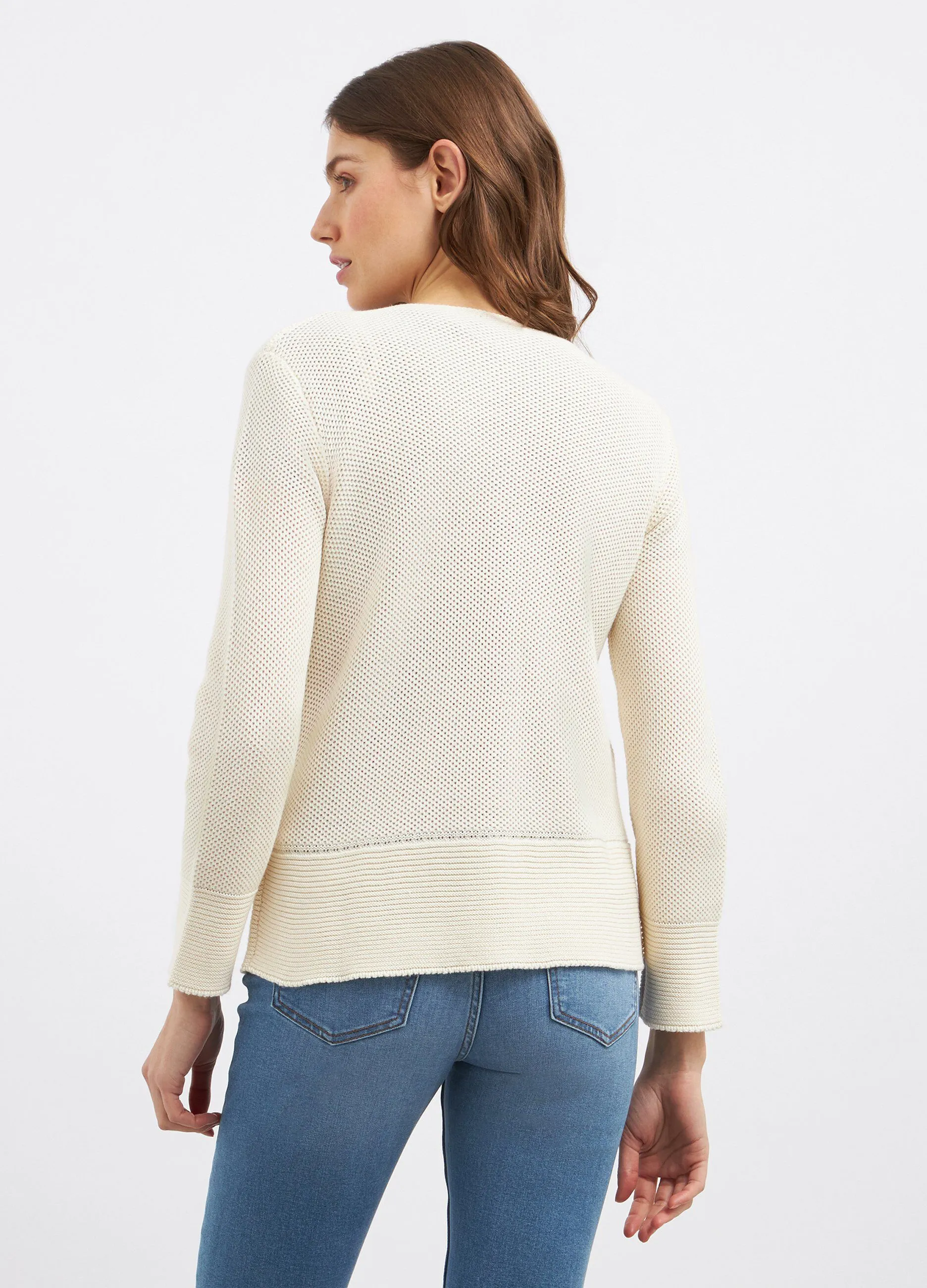 Cardigan in misto cotone donna