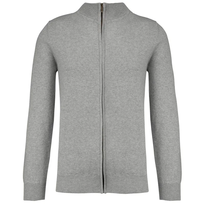Cardigan premium con cerniera