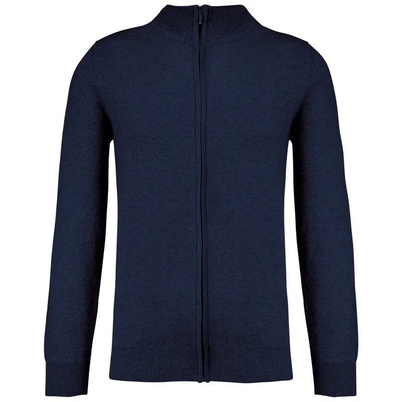 Cardigan premium con cerniera