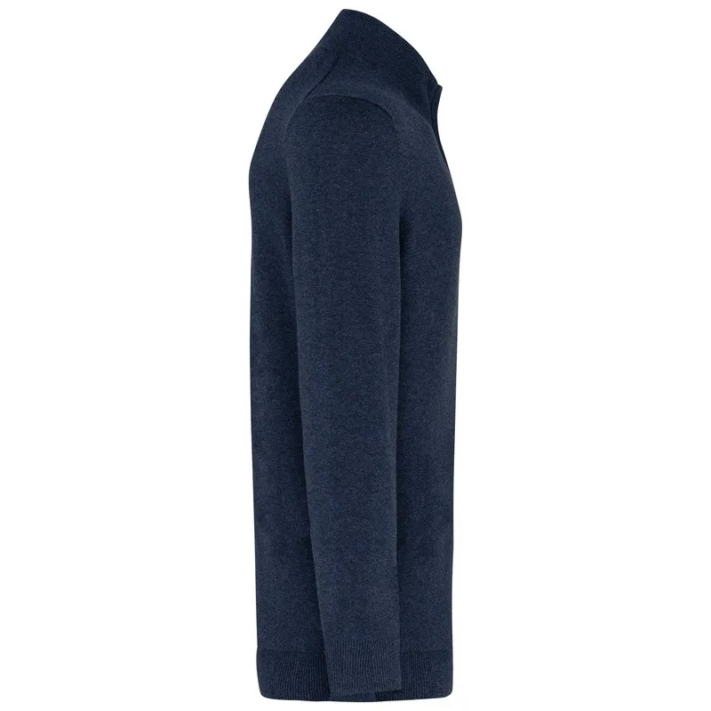 Cardigan premium con cerniera