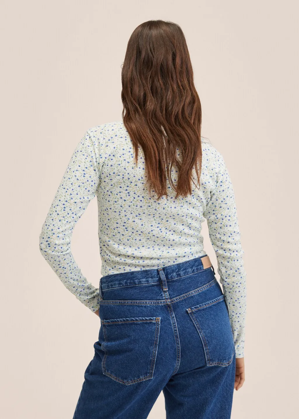 Cardigan stampa floreale