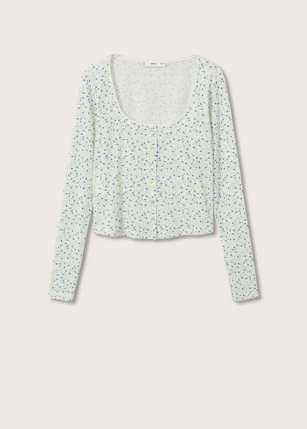 Cardigan stampa floreale